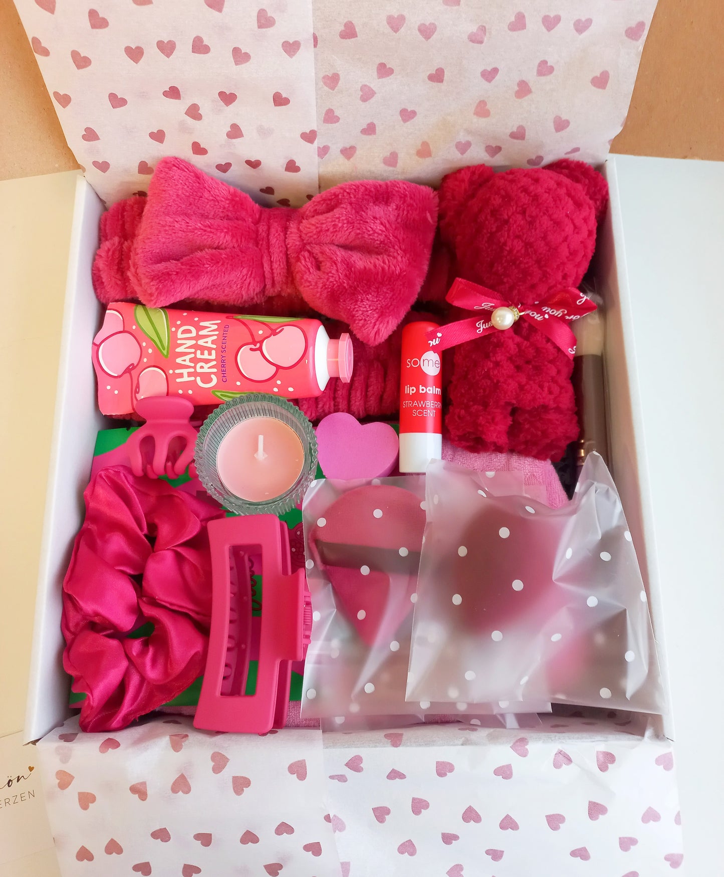 ❤️ Ultimatives rotes Geschenkset – Geschenk für deine Seele, 15-teilig