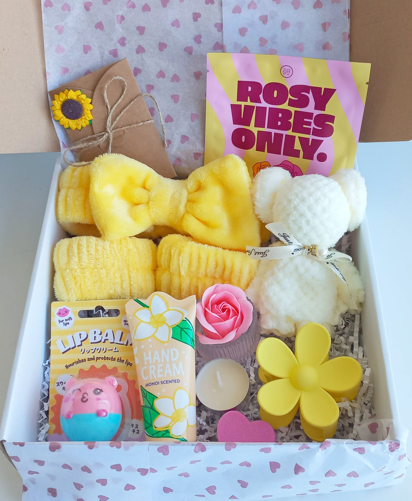 Niedlichstes gelbes Geschenkset, 10-teilig