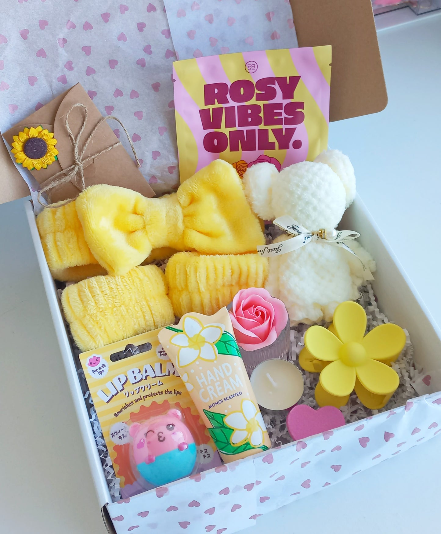 Niedlichstes gelbes Geschenkset, 10-teilig